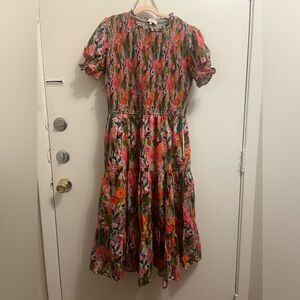 Ivy city co dress: DELIA DRESS IN MULTICOLOR FLORAL